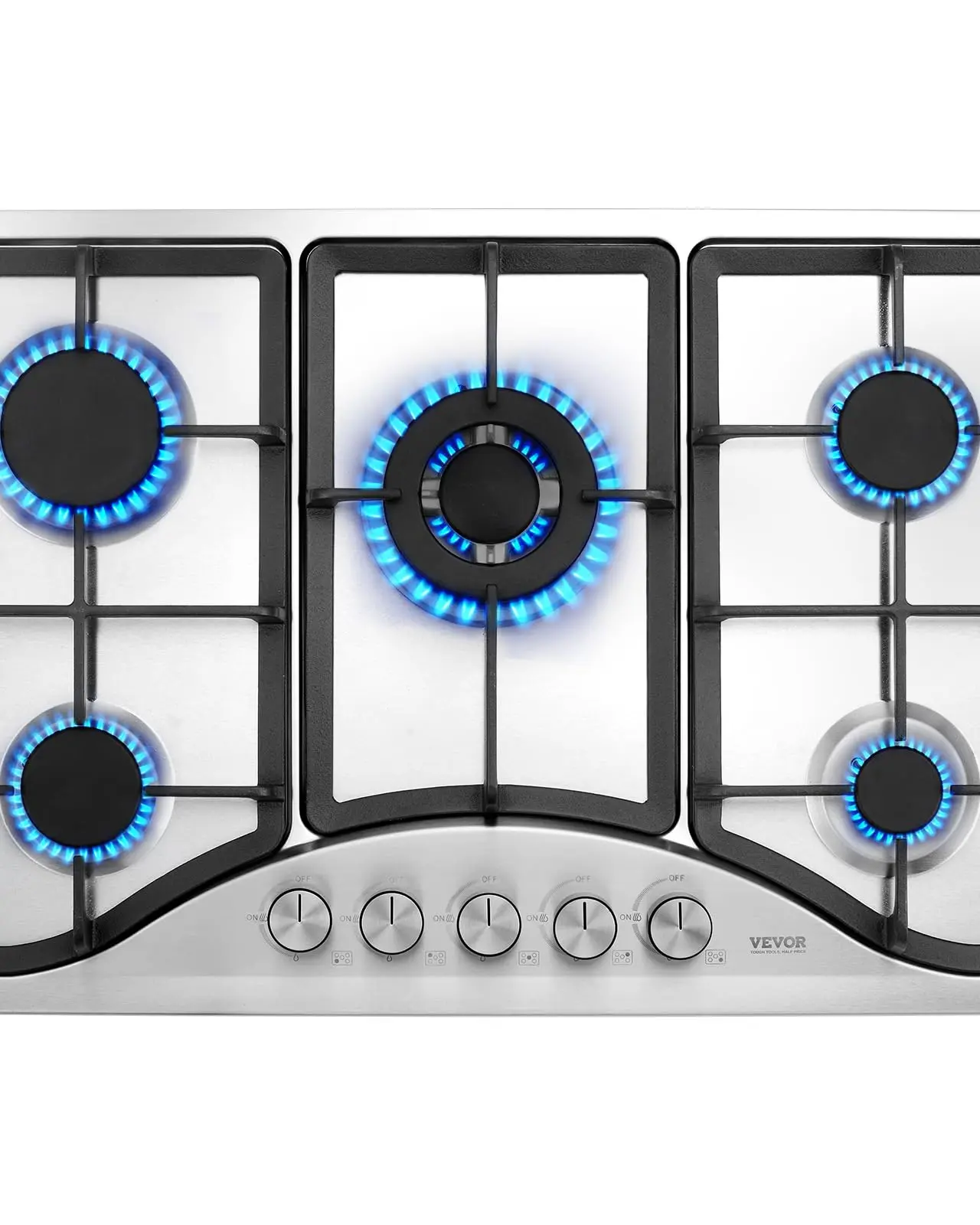 Timeless 30-inch 5-Burner Built-in Gas Cooktop
